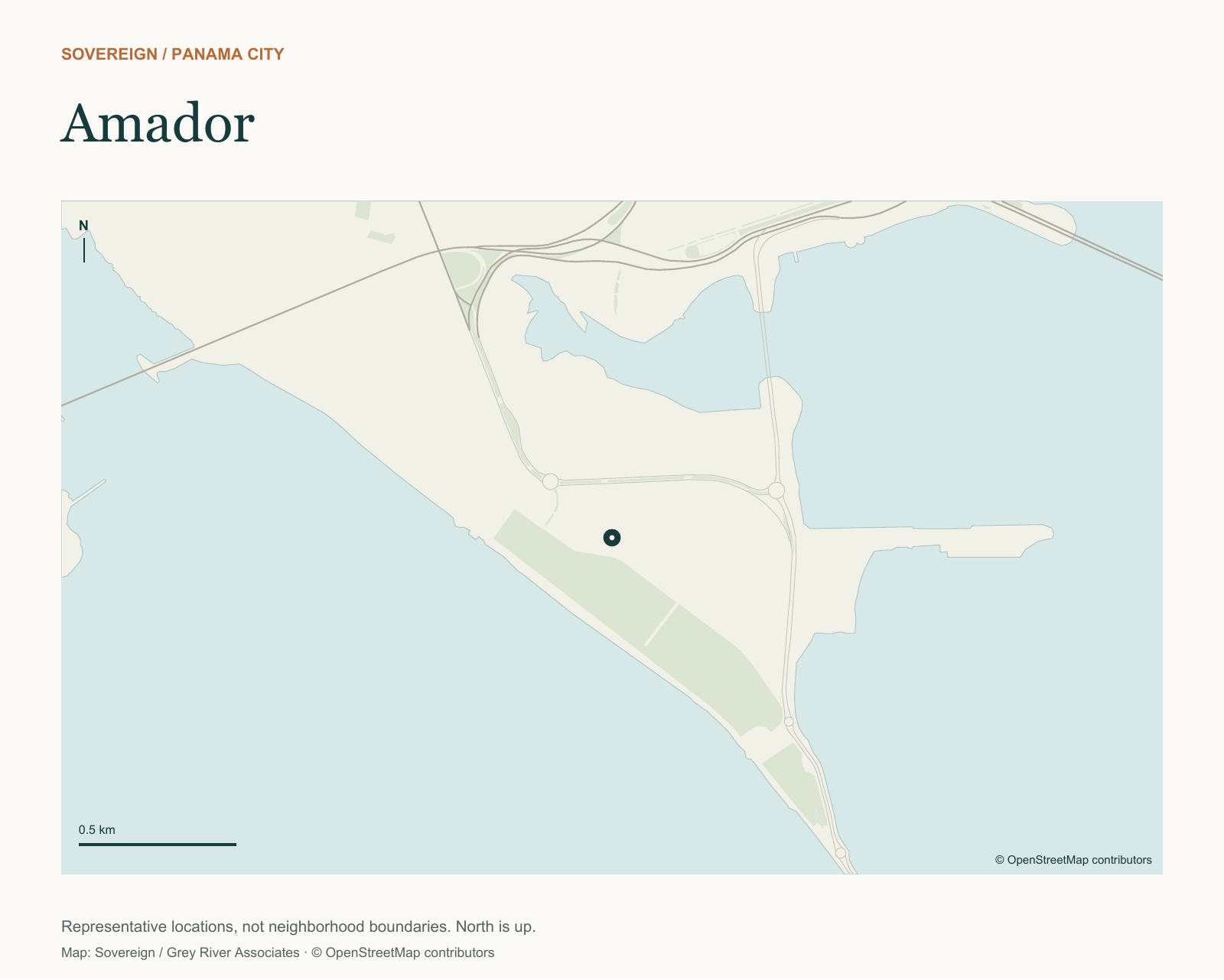 Amador — location map