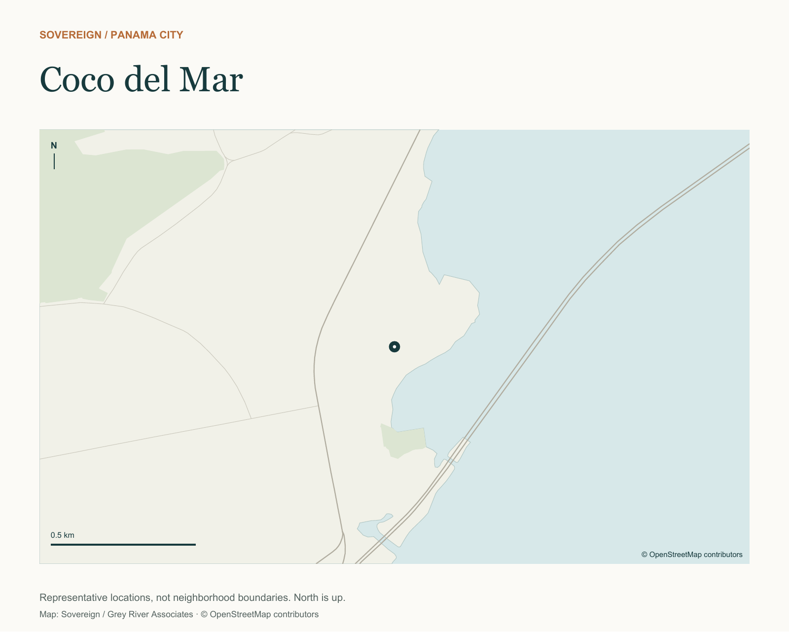 Coco del Mar — location map
