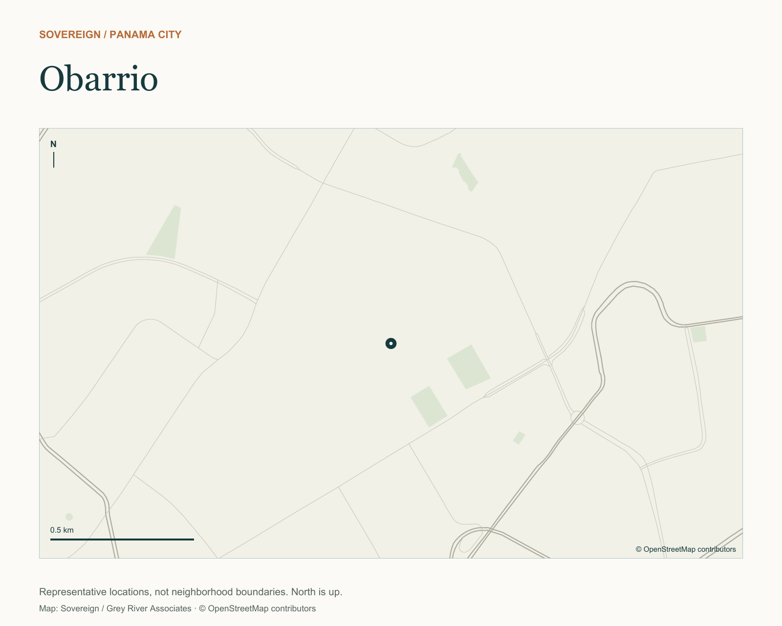 Obarrio — location map