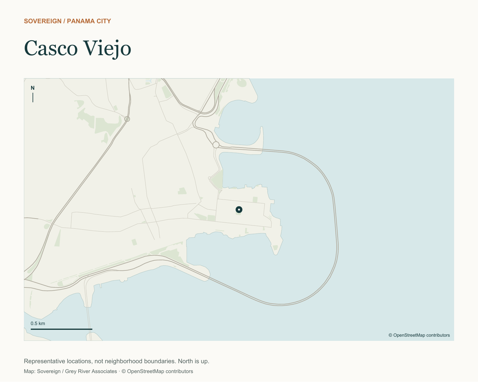 Casco Viejo — location map