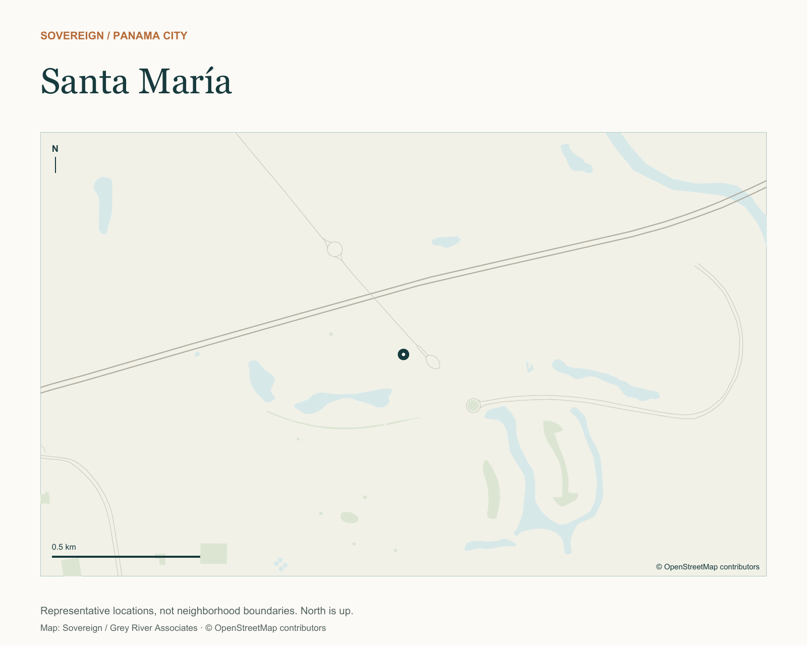 Santa María — location map