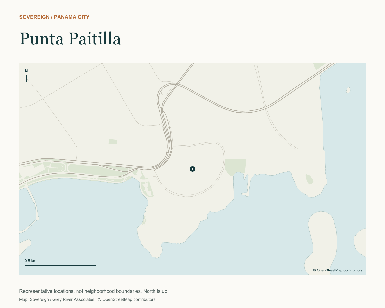 Punta Paitilla — location map