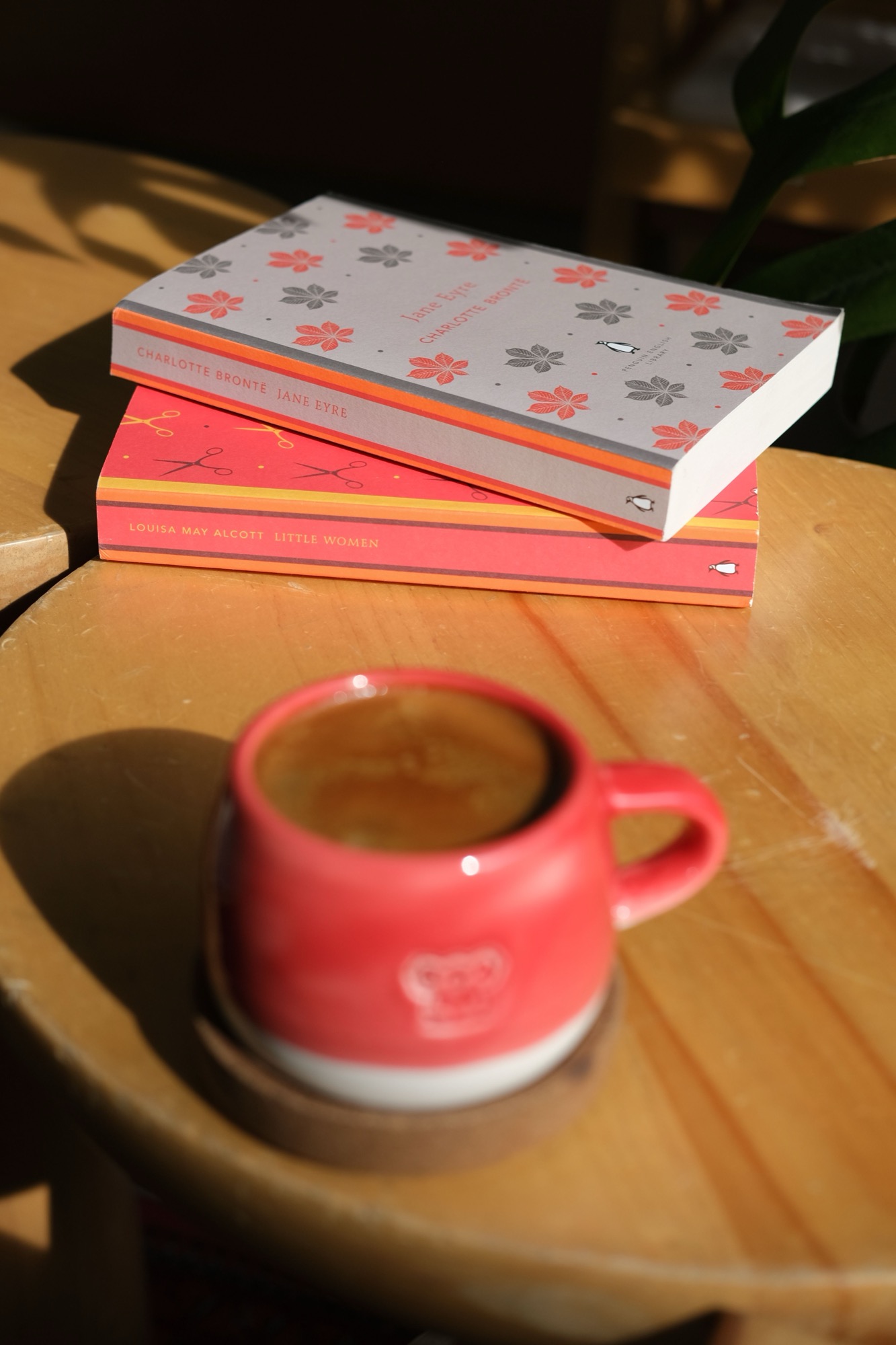 Books and coffee